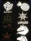 Reflective engraving film for clothing accessories, reflective engraving film, reflective engraving film, heat transfer engraving film, hot stamping and heat transfer painting Application Scenario